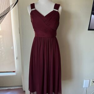 Cinderella Divine Short Bridesmaids Sleeveless Chiffon Prom Cocktail Dress S